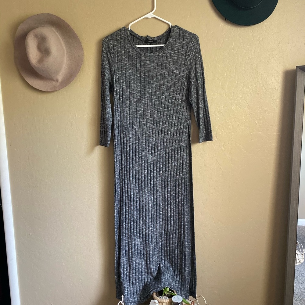sweater dress with slits on side